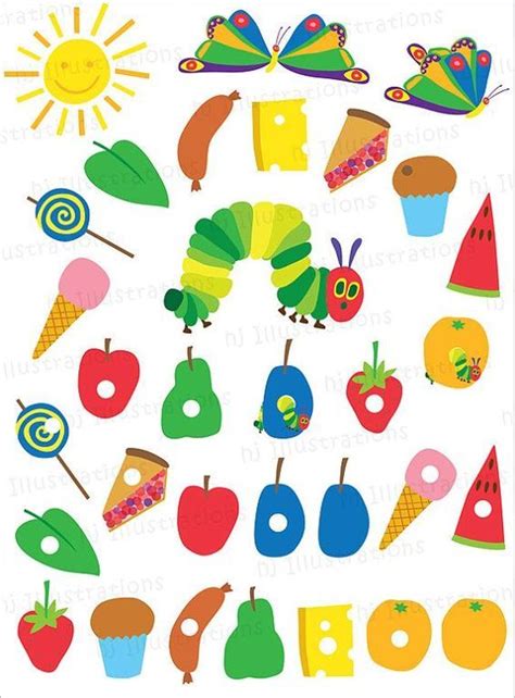 hungry little caterpillar printables